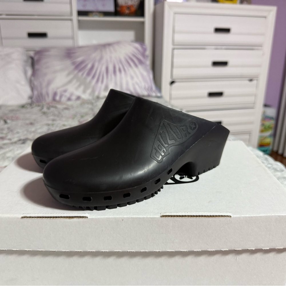 Black Women's Clogs Calzuro